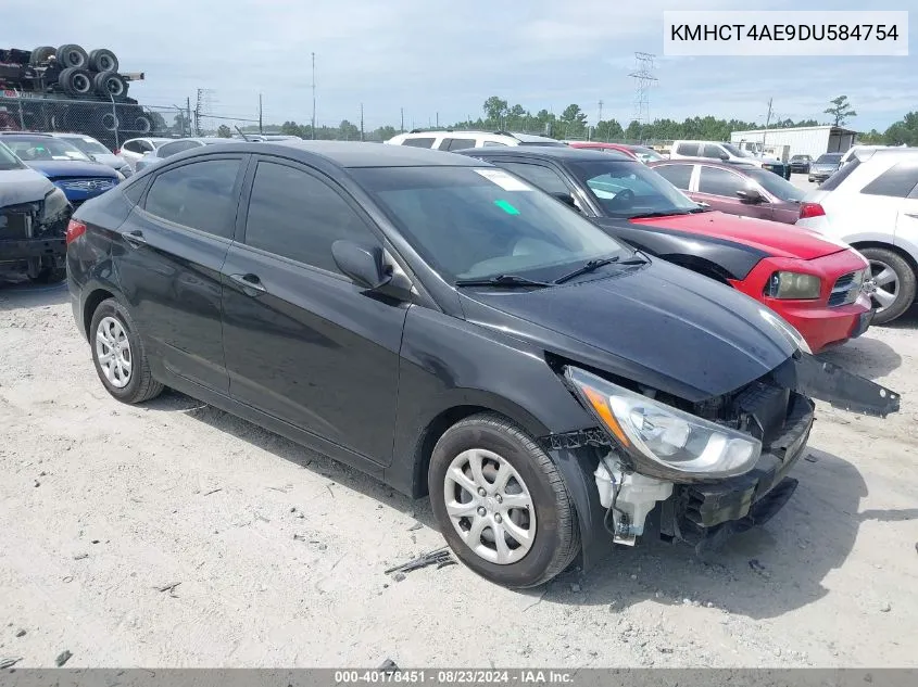 KMHCT4AE9DU584754 2013 Hyundai Accent Gls