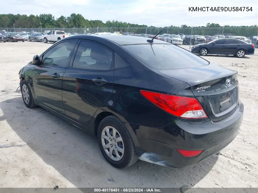 KMHCT4AE9DU584754 2013 Hyundai Accent Gls