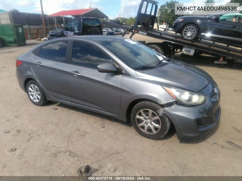 KMHCT4AE0DU498538 2013 Hyundai Accent Gls