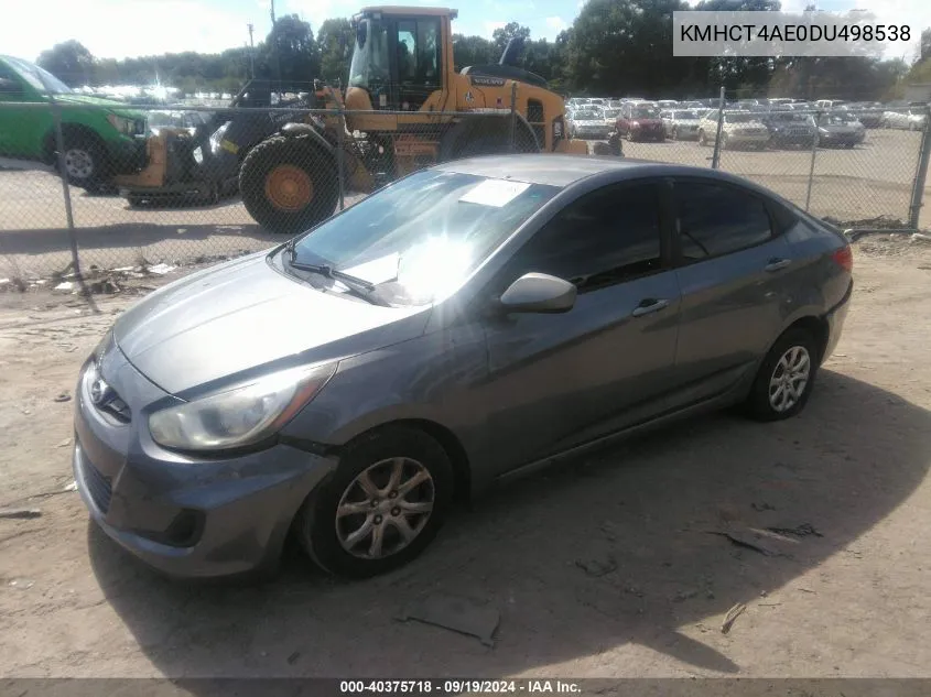 KMHCT4AE0DU498538 2013 Hyundai Accent Gls