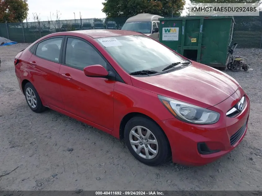 KMHCT4AE5DU292485 2013 Hyundai Accent Gls