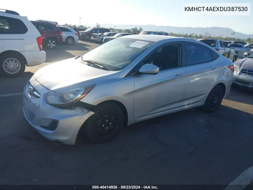 KMHCT4AEXDU387530 2013 Hyundai Accent Gls