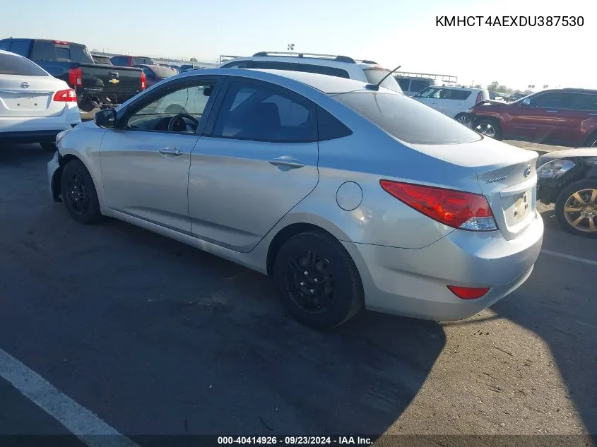 KMHCT4AEXDU387530 2013 Hyundai Accent Gls