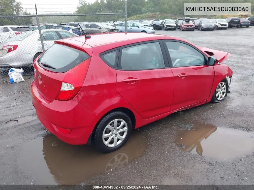 KMHCT5AE5DU083060 2013 Hyundai Accent Gs