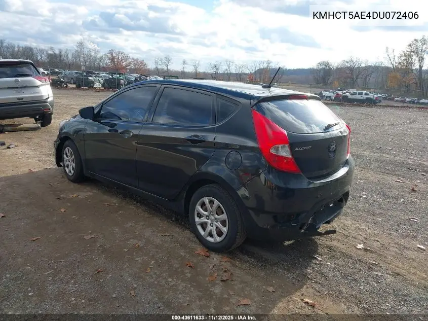 KMHCT5AE4DU072406 2013 Hyundai Accent Gs