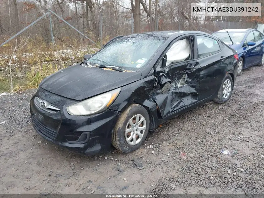 KMHCT4AE3DU391242 2013 Hyundai Accent Gls