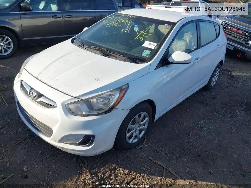 KMHCT5AE3DU128948 2013 Hyundai Accent Gs
