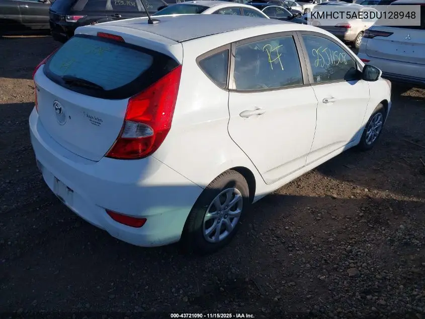 KMHCT5AE3DU128948 2013 Hyundai Accent Gs