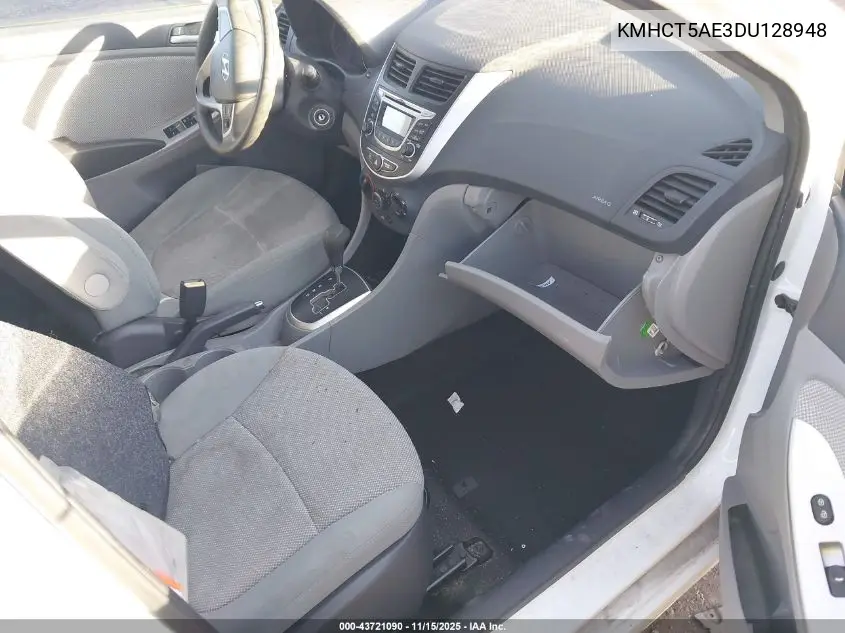 KMHCT5AE3DU128948 2013 Hyundai Accent Gs