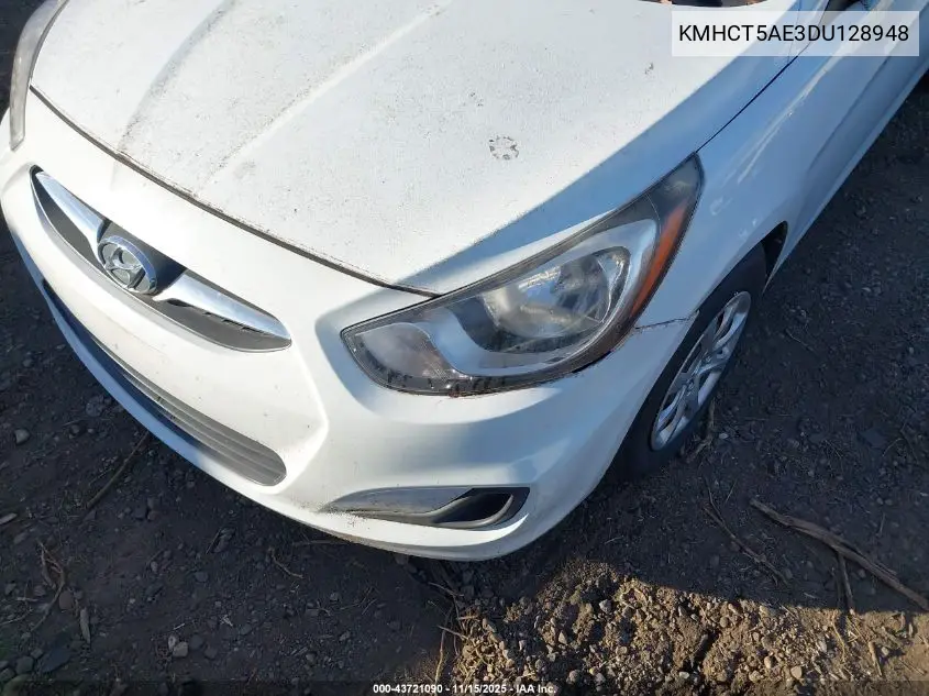 KMHCT5AE3DU128948 2013 Hyundai Accent Gs