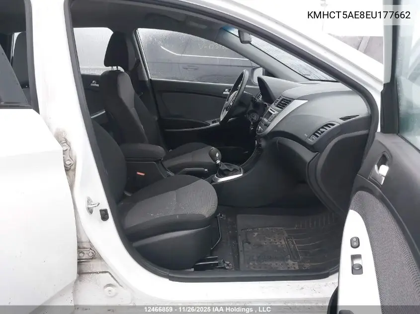 KMHCT5AE8EU177662 2014 Hyundai Accent Gls/Gs