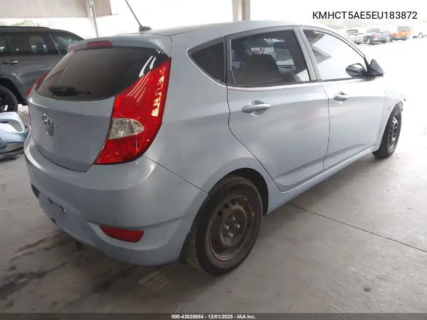 KMHCT5AE5EU183872 2014 Hyundai Accent Gs