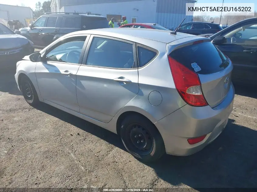 KMHCT5AE2EU165202 2014 Hyundai Accent Gs