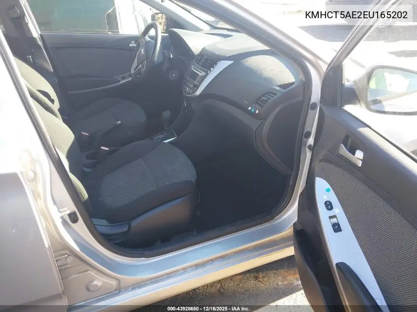 KMHCT5AE2EU165202 2014 Hyundai Accent Gs
