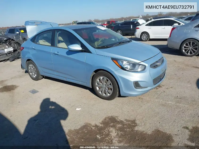 KMHCT4AE9EU732791 2014 Hyundai Accent Gls