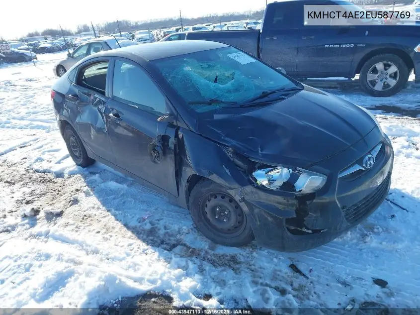 KMHCT4AE2EU587769 2014 Hyundai Accent Gls