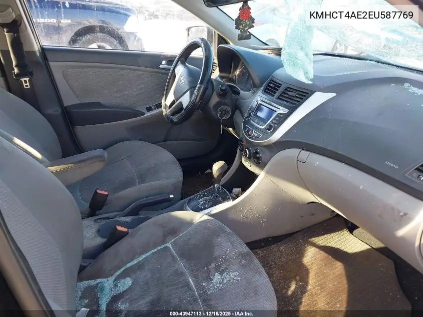 KMHCT4AE2EU587769 2014 Hyundai Accent Gls