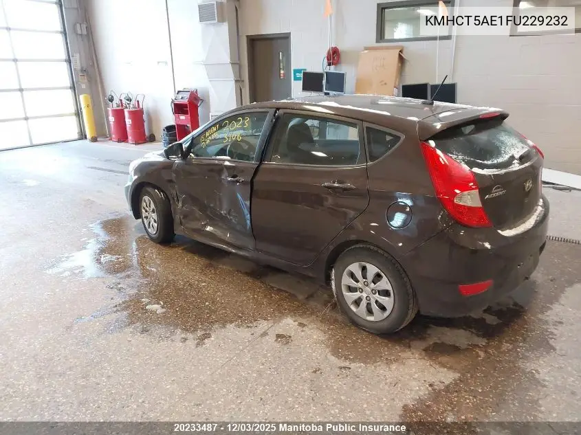 KMHCT5AE1FU229232 2015 Hyundai Accent Gl