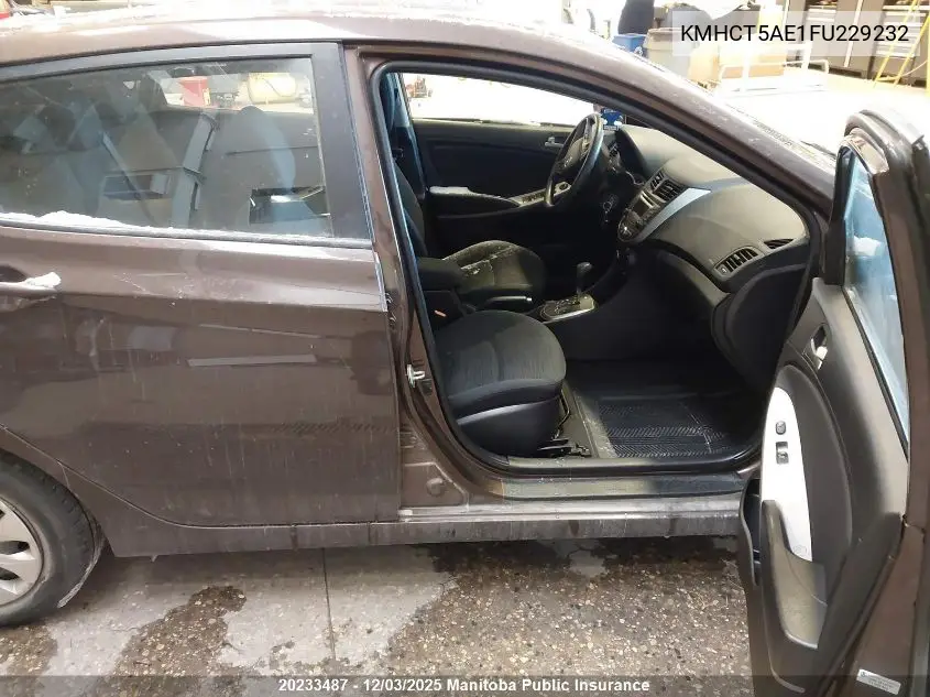 KMHCT5AE1FU229232 2015 Hyundai Accent Gl
