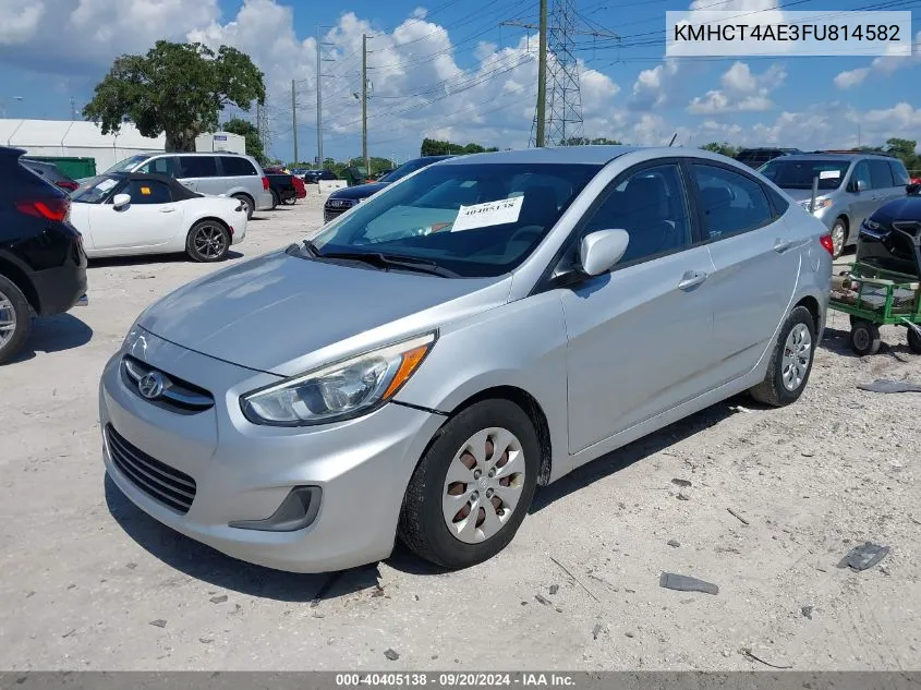 KMHCT4AE3FU814582 2015 Hyundai Accent Gls