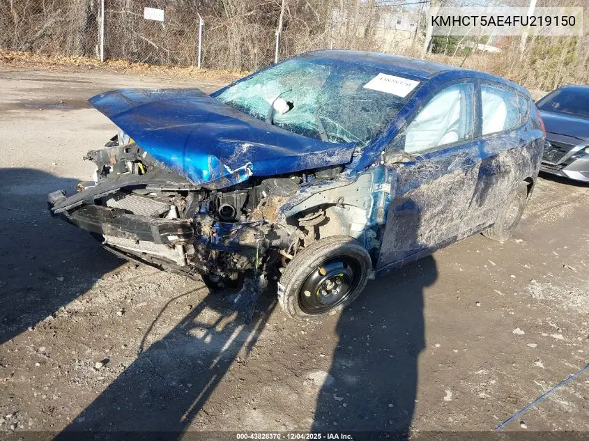 KMHCT5AE4FU219150 2015 Hyundai Accent Gs