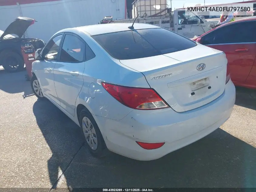 KMHCT4AE0FU797580 2015 Hyundai Accent Gls