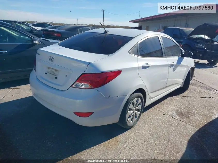 KMHCT4AE0FU797580 2015 Hyundai Accent Gls