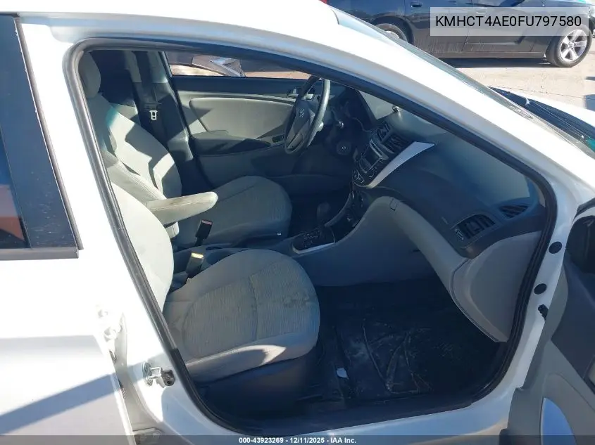 KMHCT4AE0FU797580 2015 Hyundai Accent Gls
