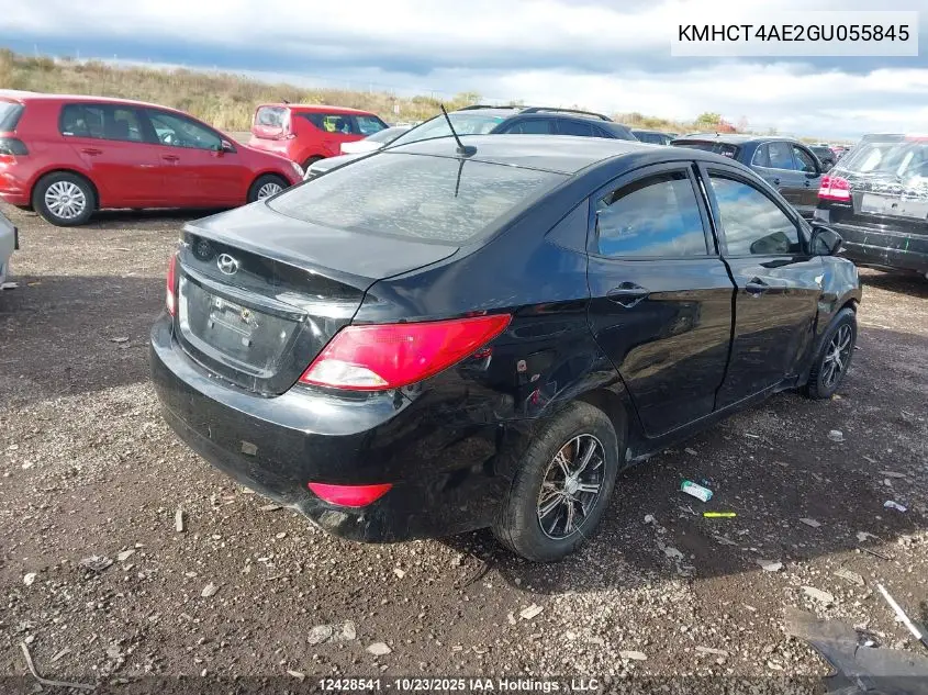 KMHCT4AE2GU055845 2016 Hyundai Accent Gl
