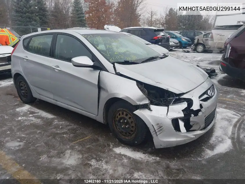 KMHCT5AE0GU299144 2016 Hyundai Accent