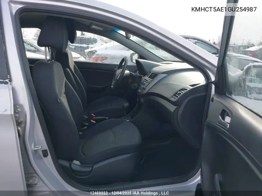 KMHCT5AE1GU254987 2016 Hyundai Accent Se