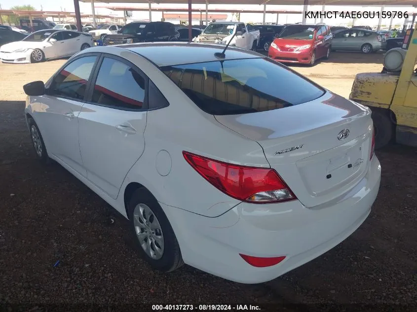 KMHCT4AE6GU159786 2016 Hyundai Accent Se