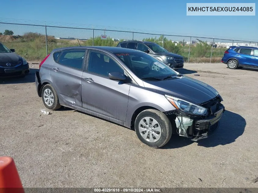 KMHCT5AEXGU244085 2016 Hyundai Accent Se