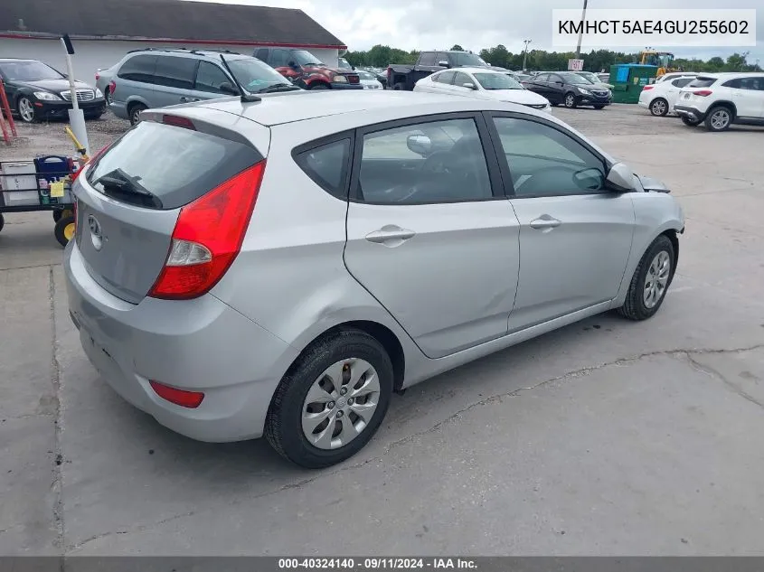 KMHCT5AE4GU255602 2016 Hyundai Accent Se