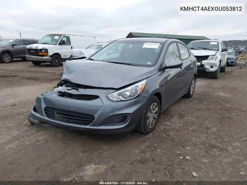 KMHCT4AEXGU053812 2016 Hyundai Accent Se