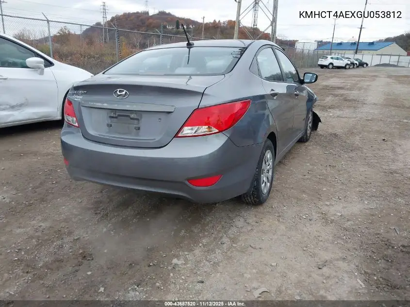 KMHCT4AEXGU053812 2016 Hyundai Accent Se
