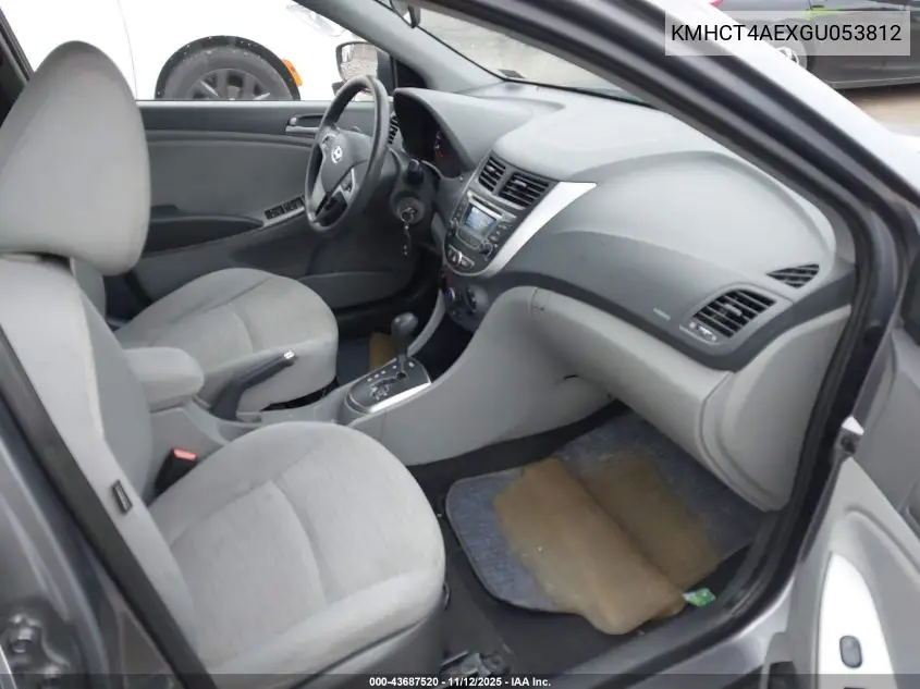 KMHCT4AEXGU053812 2016 Hyundai Accent Se