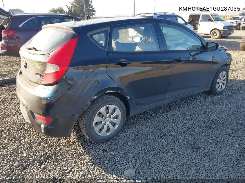KMHCT5AE1GU287035 2016 Hyundai Accent Se