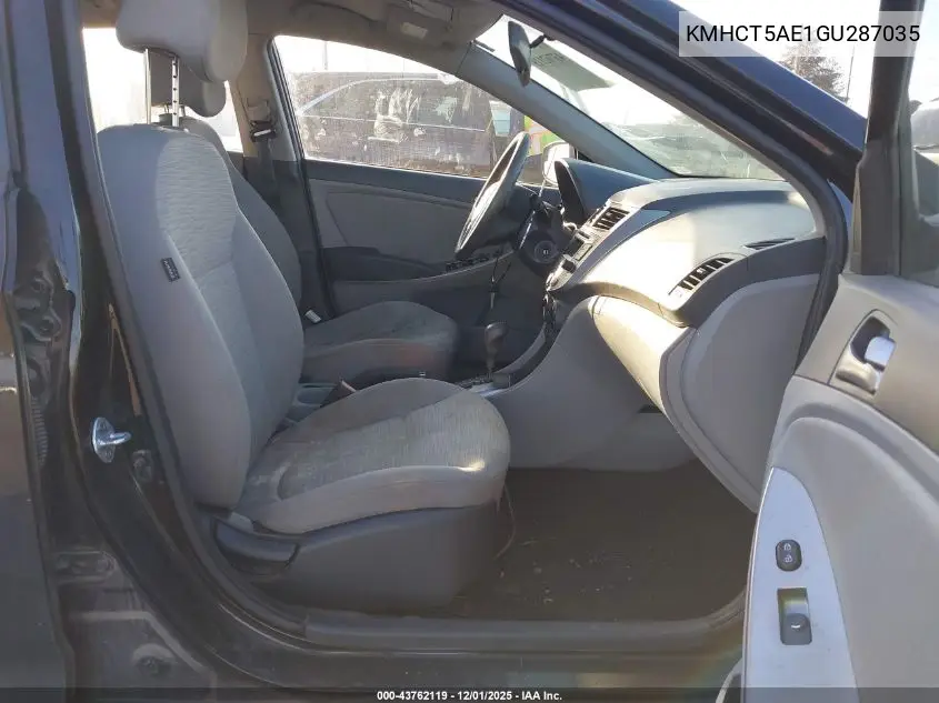 KMHCT5AE1GU287035 2016 Hyundai Accent Se