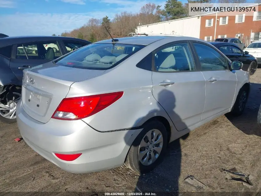 KMHCT4AE1GU139574 2016 Hyundai Accent Se