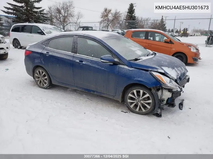 KMHCU4AE5HU301673 2017 Hyundai Accent Se