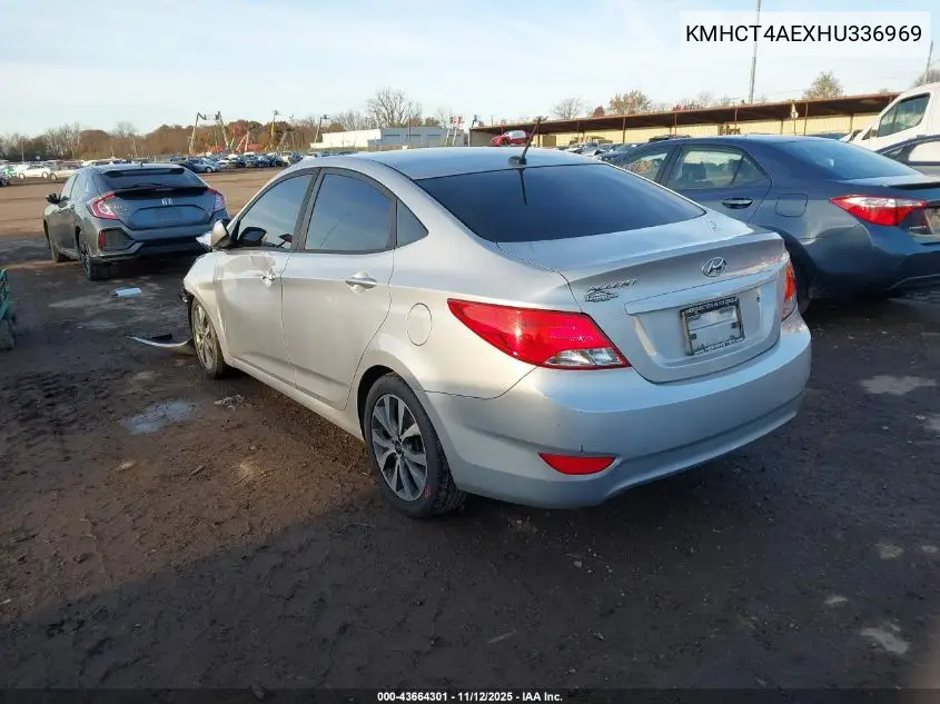 KMHCT4AEXHU336969 2017 Hyundai Accent Value Edition