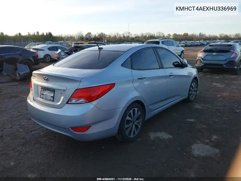 KMHCT4AEXHU336969 2017 Hyundai Accent Value Edition