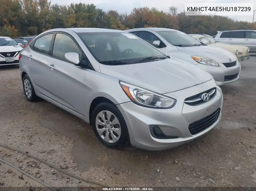 KMHCT4AE5HU187239 2017 Hyundai Accent Se