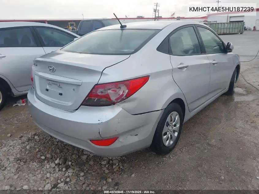 KMHCT4AE5HU187239 2017 Hyundai Accent Se