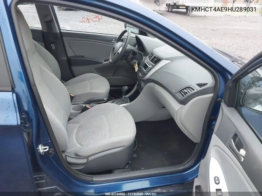 KMHCT4AE9HU289031 2017 Hyundai Accent Se