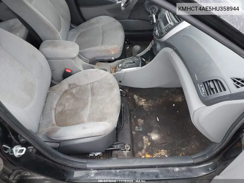 KMHCT4AE5HU358944 2017 Hyundai Accent Value Edition