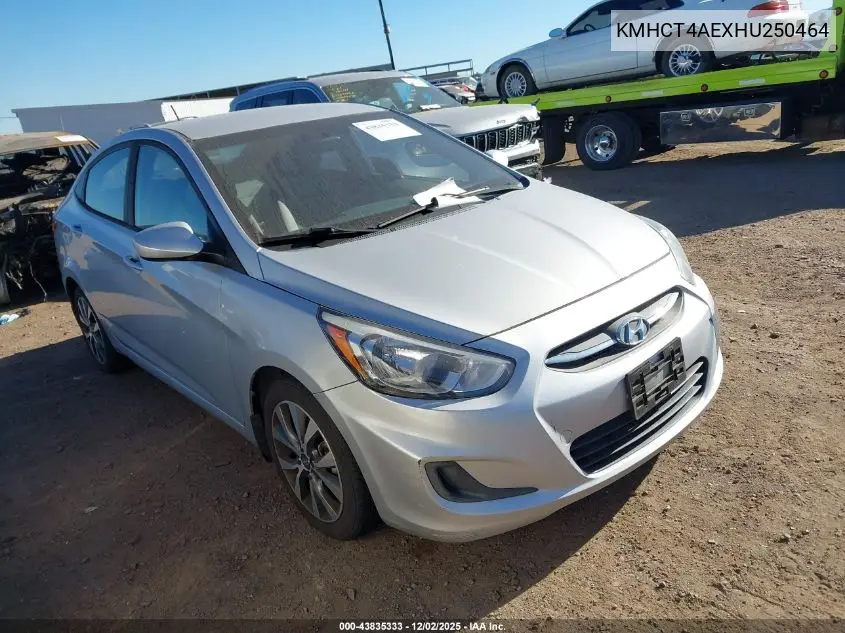 KMHCT4AEXHU250464 2017 Hyundai Accent Value Edition