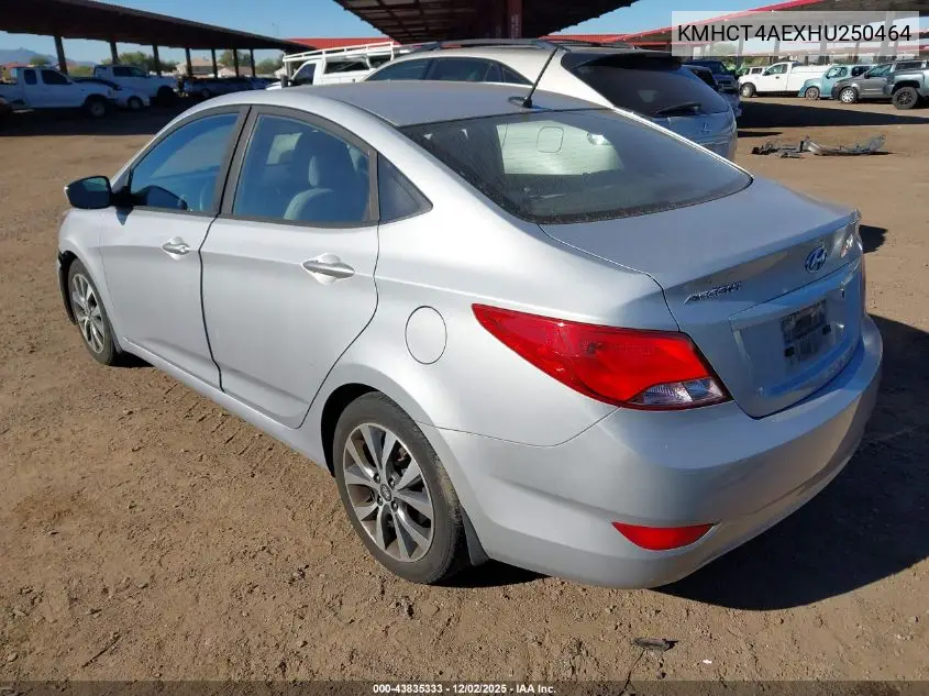 KMHCT4AEXHU250464 2017 Hyundai Accent Value Edition