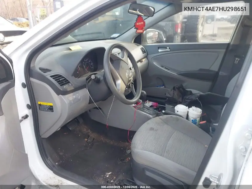KMHCT4AE7HU298651 2017 Hyundai Accent Se
